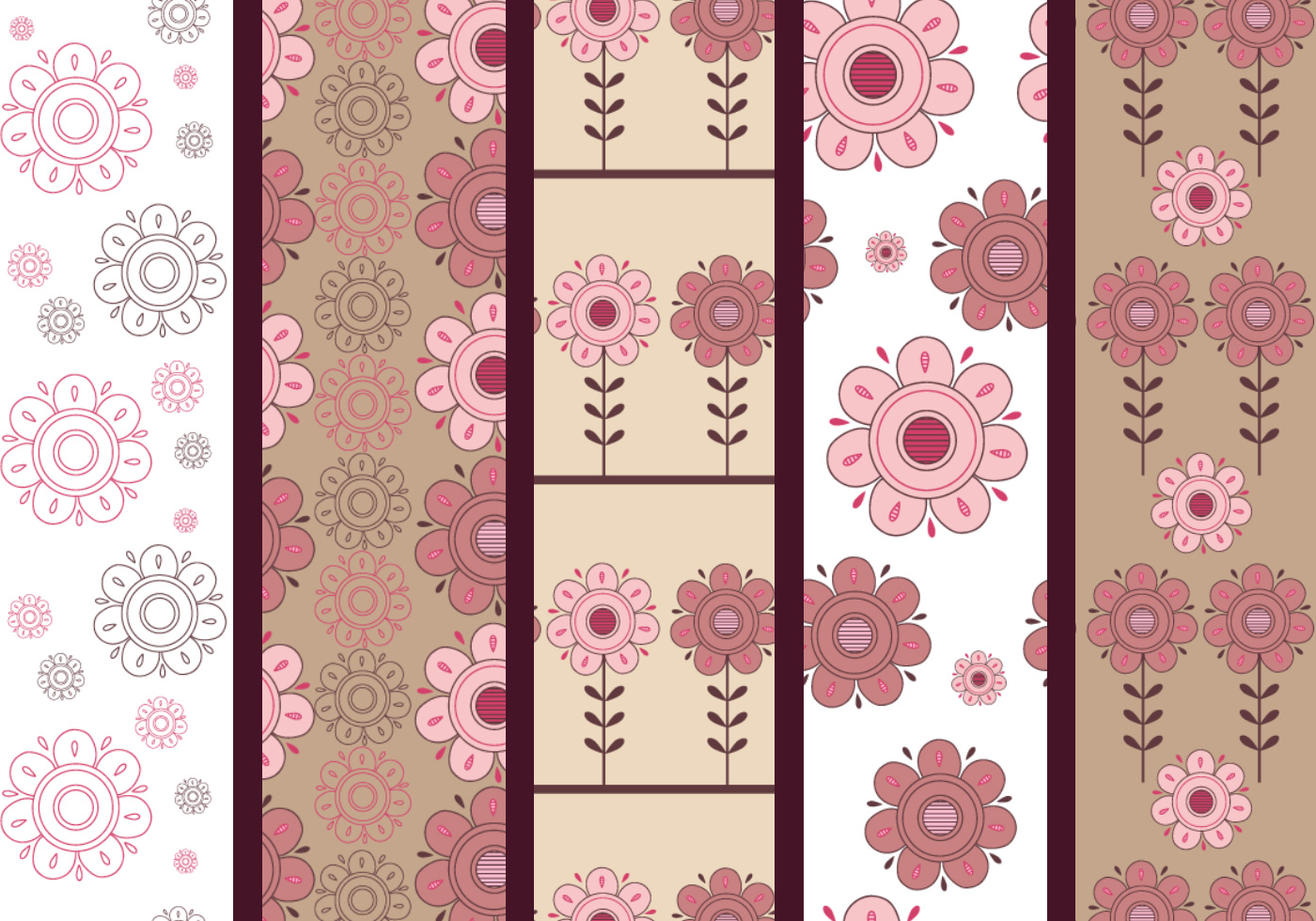 floral patterns illustrator free download