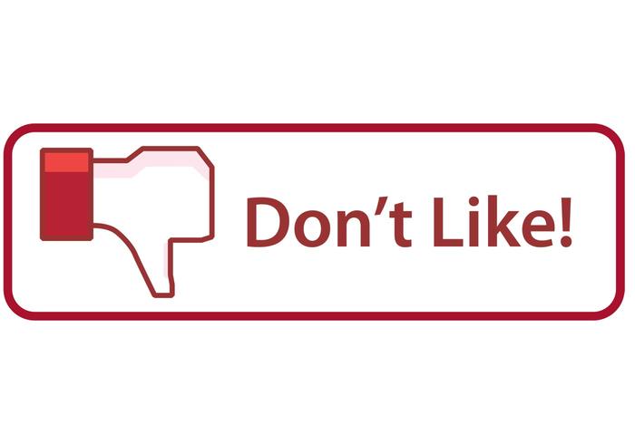 Don't Like Button Don't Like Button