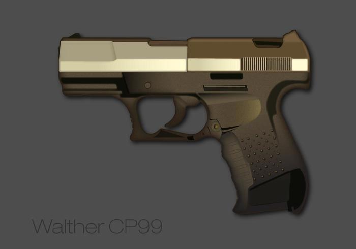 Walther Pistol Vector Walther Pistol Vector