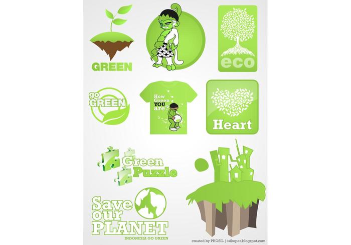 Green Vectors Green Vectors