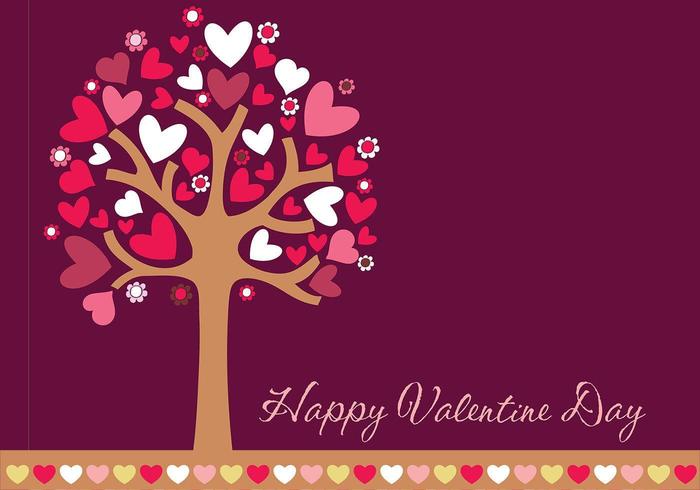 Happy Valentine's Day Wallpaper and Border Vector Pack