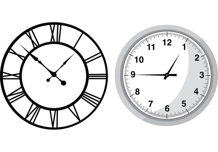 free clock clipart vector - photo #9