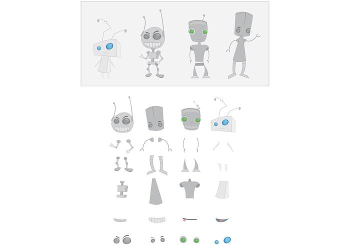 Robot Vector Assembly Kit Robot Vector Assembly Kit