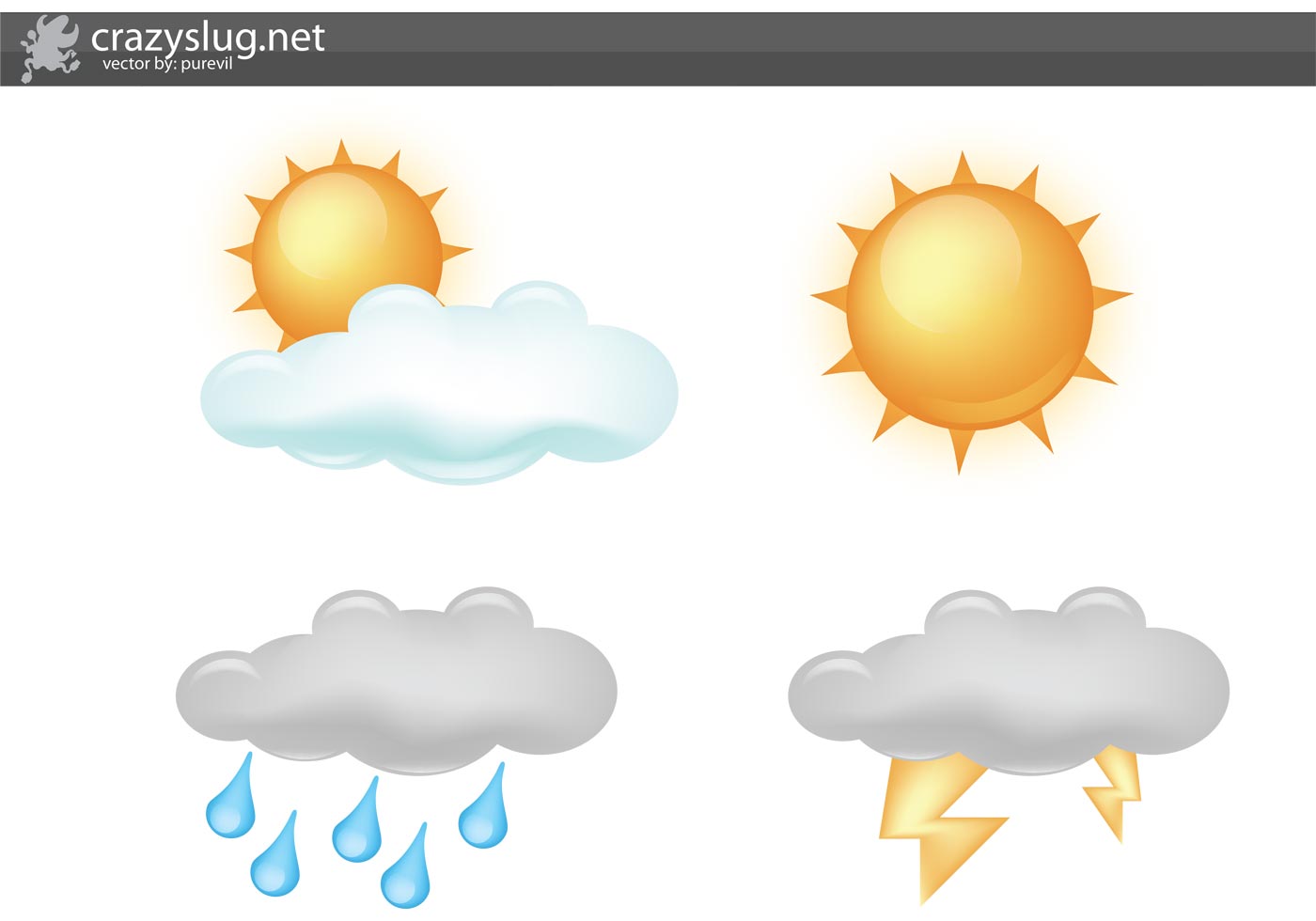 Free Weather Icon Vectors