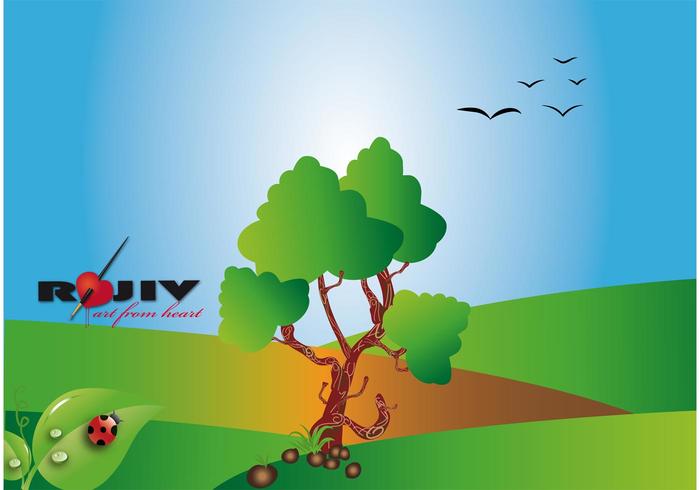 Outdoor Scene Vector Outdoor Scene Vector