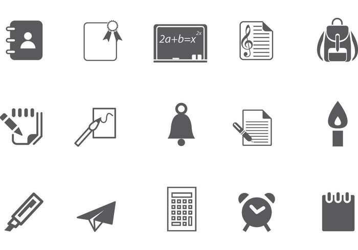 Education Icon Vector Pack One