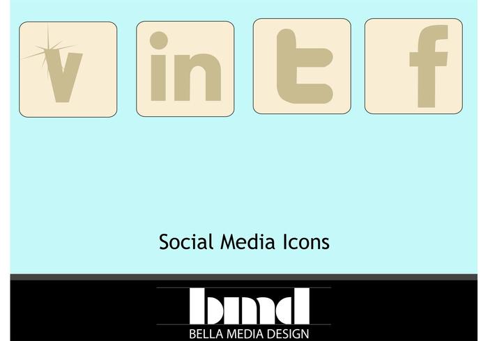 Muted Social Media icons including Vecteezy Muted Social Media icons including Vecteezy