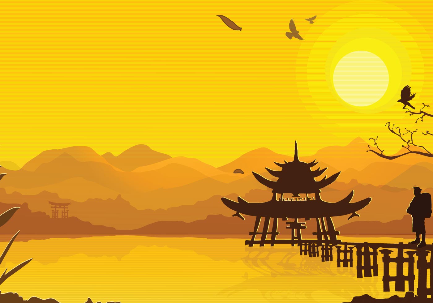 Oriental Background - Download Free Vector Art, Stock Graphics & Images