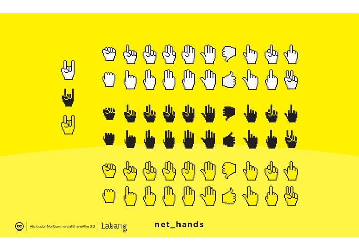 Net Hands Vectors Net Hands Vectors