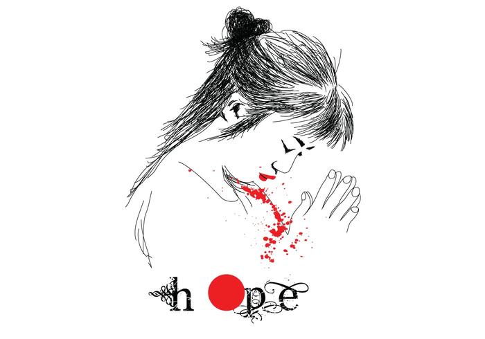 Pray for Japan Vector Pray for Japan Vector