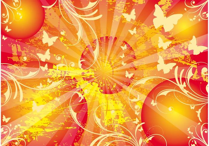 Sun Vector Background Sunny Life Poster Sun Vector Background Sunny Life Poster