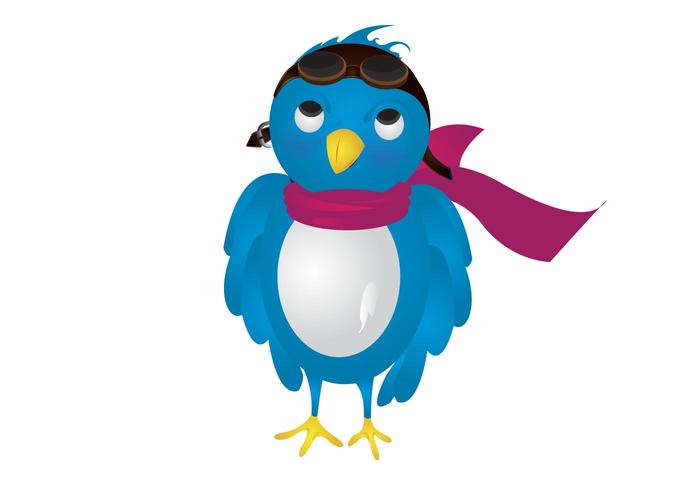 Pilot Twitter Bird Vector Pilot Twitter Bird Vector