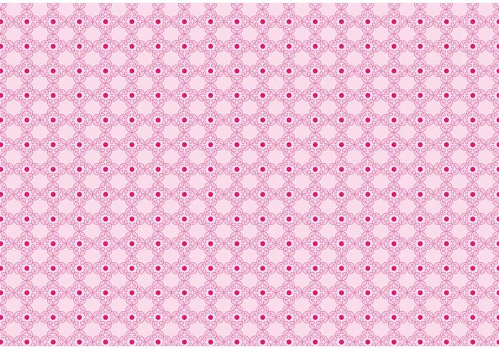 Pink Rose Pattern Vector Pink Rose Pattern Vector