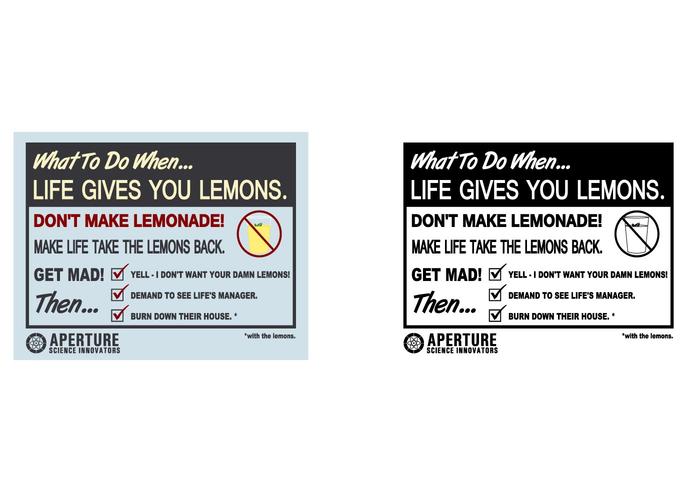 'If life gives you lemons' Vector 'If life gives you lemons' Vector