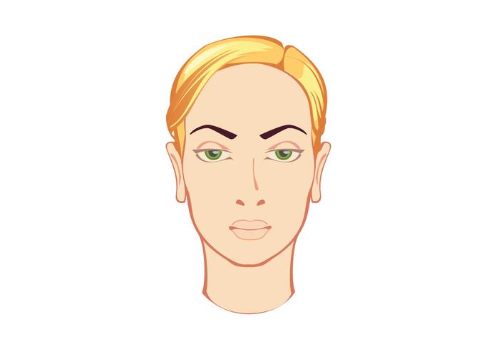 Beautiful face blond girl Beautiful face blond girl