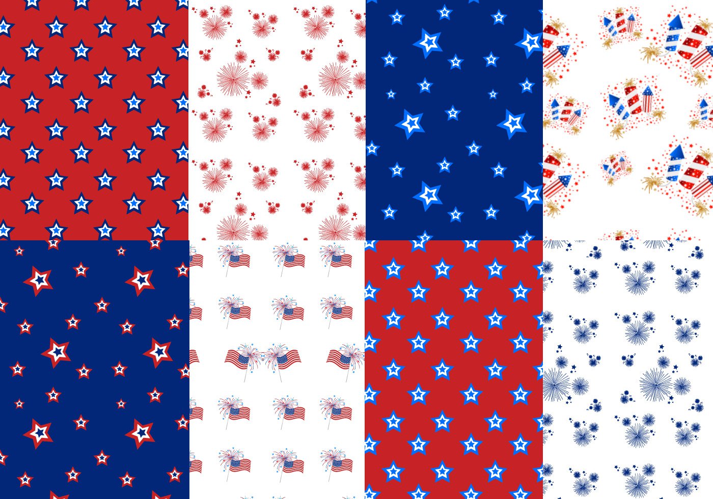 july-4th-pattern-pack-download-free-vector-art-stock-graphics-images
