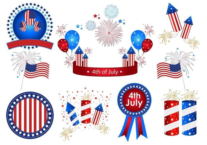 10 4th of July Vectors