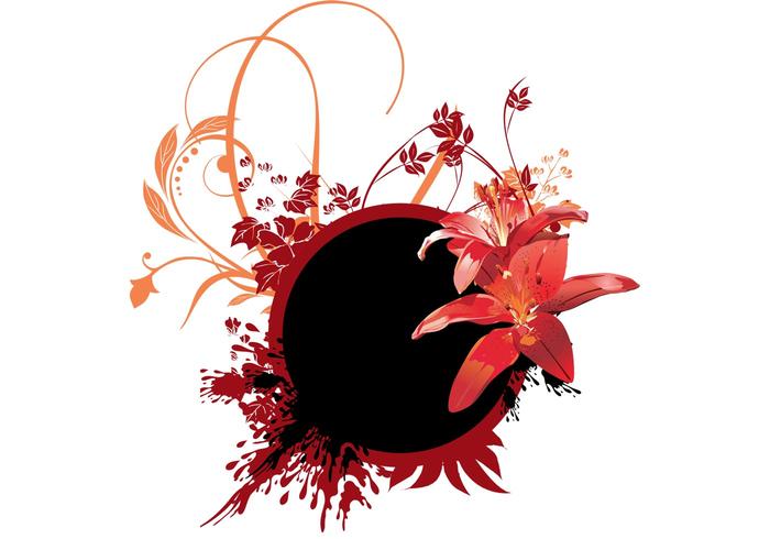 Flower Vector Tag and Label Flower Vector Tag and Label