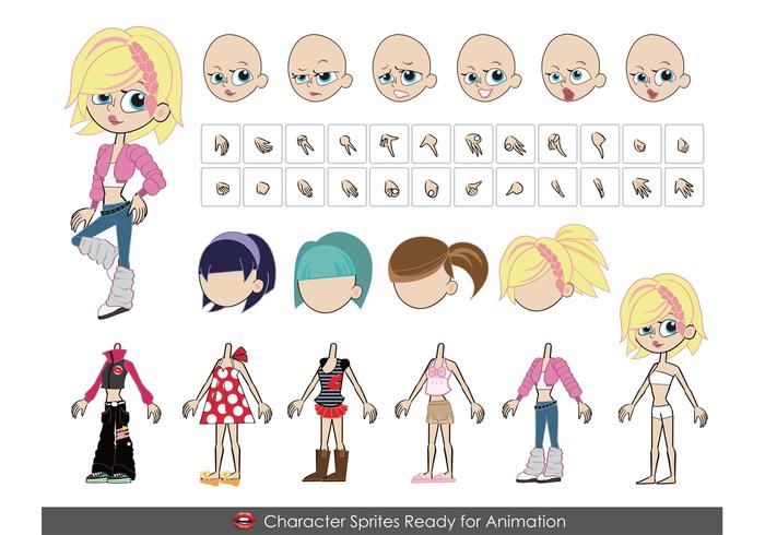 FEMALE Vector Characters - .ai &.eps formats FEMALE Vector Characters - .ai &.eps formats