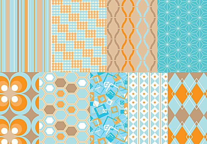 Funky Retro Vector Pattern Pack