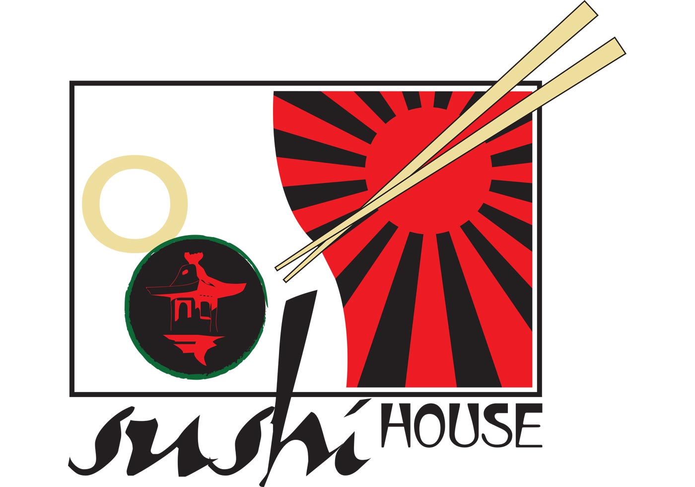 Sushi House Logo - Download Free Vector Art, Stock Graphics & Images