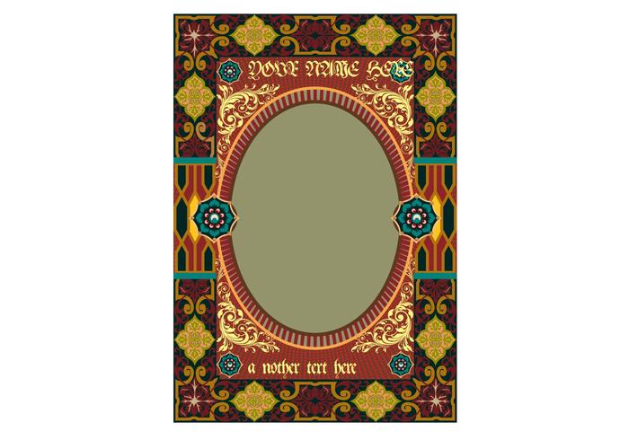 Free Ornament Frame Vector for Invitation or Poster Free Ornament Frame Vector for Invitation or Poster