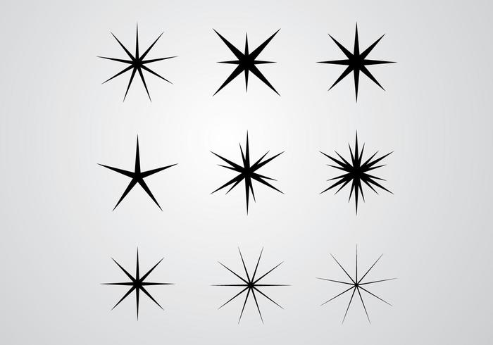 Stars and Shines Vector Stars and Shines Vector