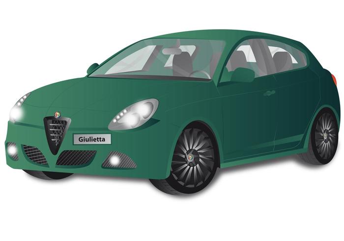 Alfa Romeo Giulietta Car Vector Alfa Romeo Giulietta Car Vector