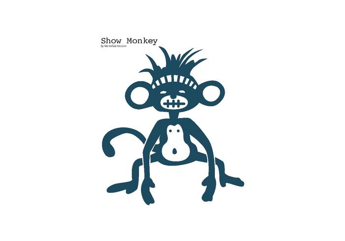 Show Monkey Vector Show Monkey Vector
