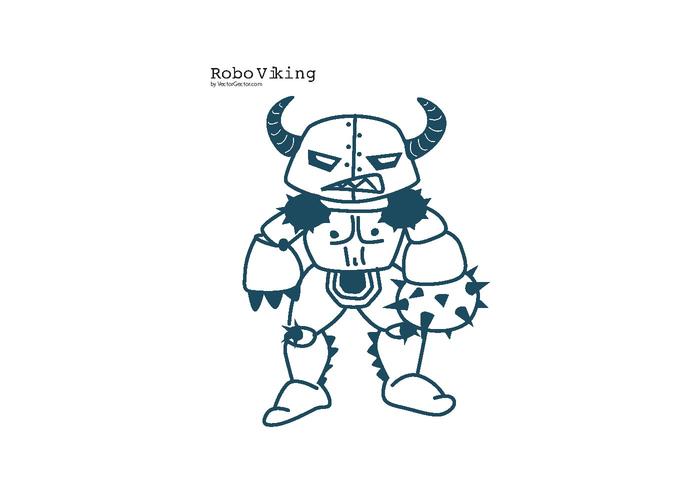Robo Viking Vector Robo Viking Vector