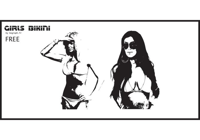 BIKINI GIRLS Vectors BIKINI GIRLS Vectors