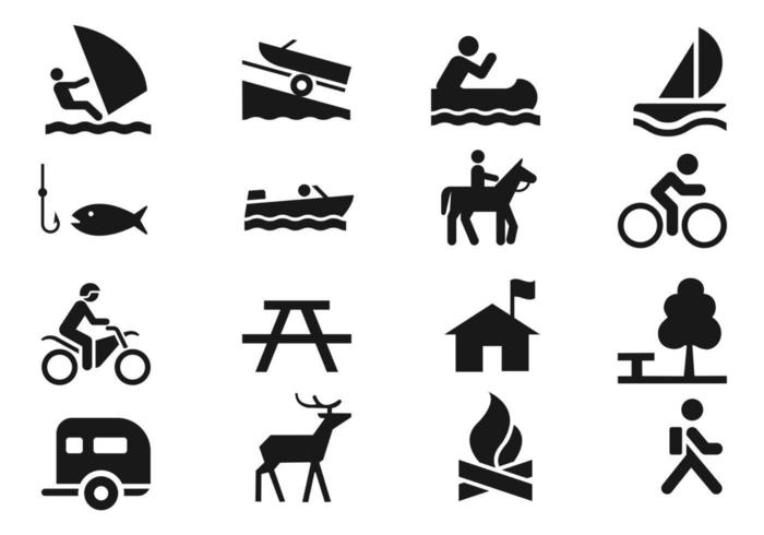 Recreation Icons Vector Pack