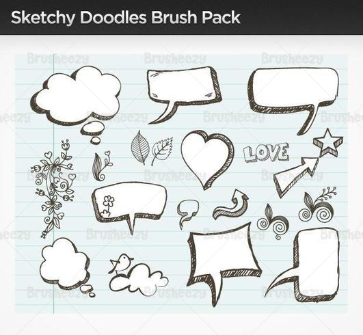 Download Sketchy Doodle Vector Pack - Download Free Vectors ...