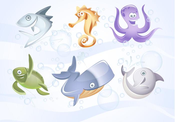 Marine Vector Animals Collection