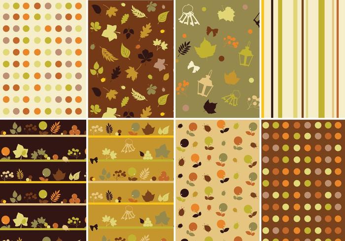 Warm Fall Vector Pattern Pack