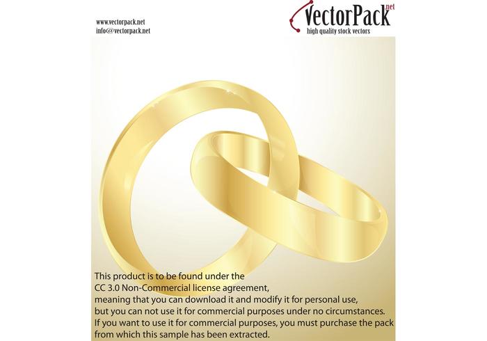 Wedding Gold Rings Vectors Wedding Gold Rings Vectors