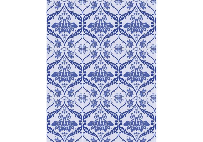 Blue Victorian Pattern Blue Victorian Pattern