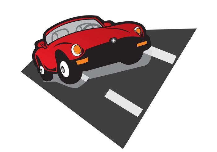 Speed - Red Car Vector Speed - Red Car Vector