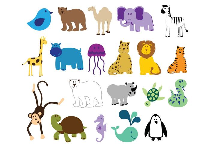 Free Colorful Animals Free Colorful Animals