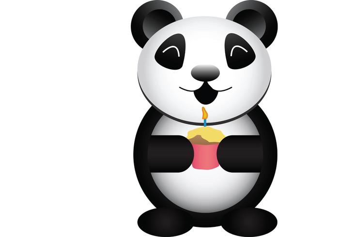 FREE Party Panda Vector FREE Party Panda Vector