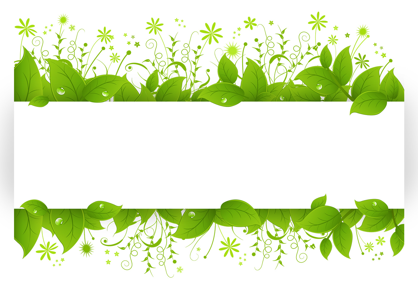 Leafy Banner  Vector Pack Download Free Vectors Clipart 