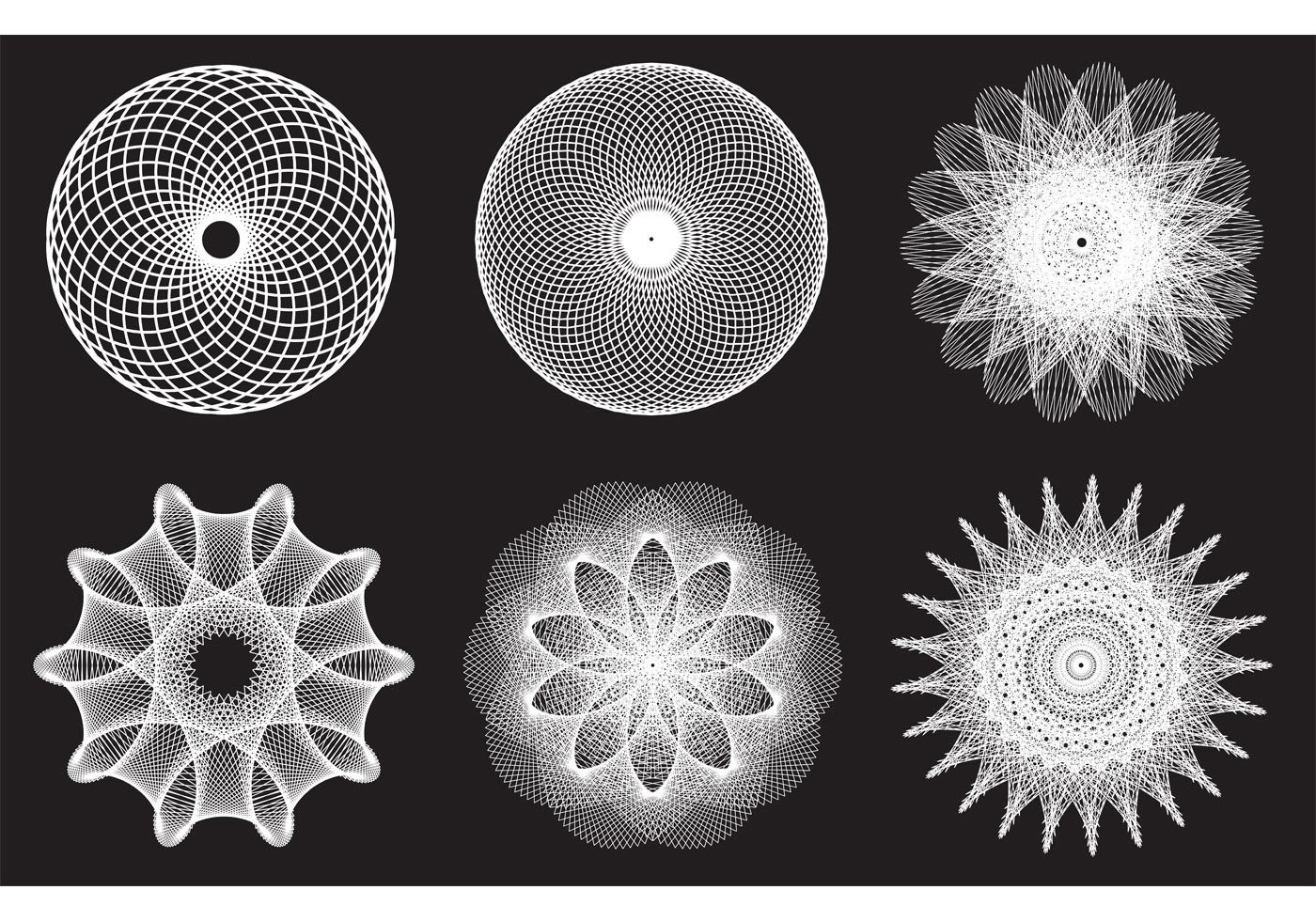 Guilloche Pattern Vector Art, Icons, and Graphics for Free Download