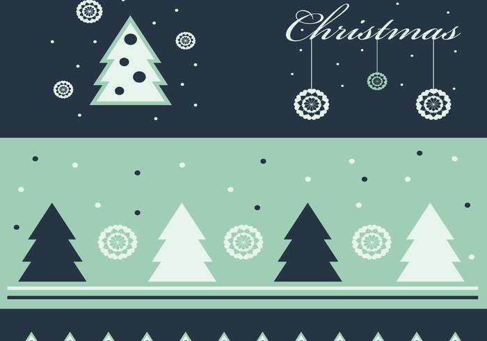 Green Christmas Wallpaper and Vector Pack