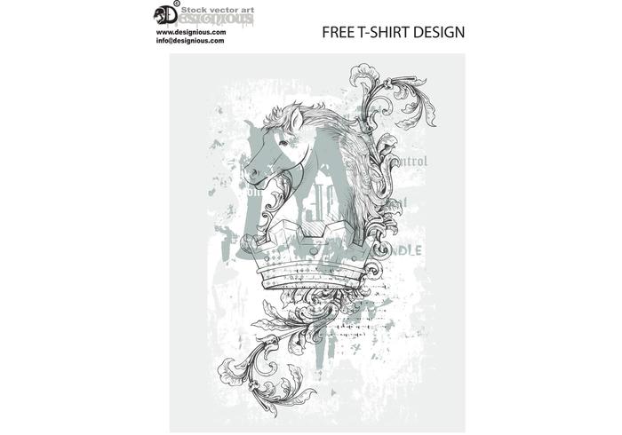 Free vintage vector t-shirt design Free vintage vector t-shirt design