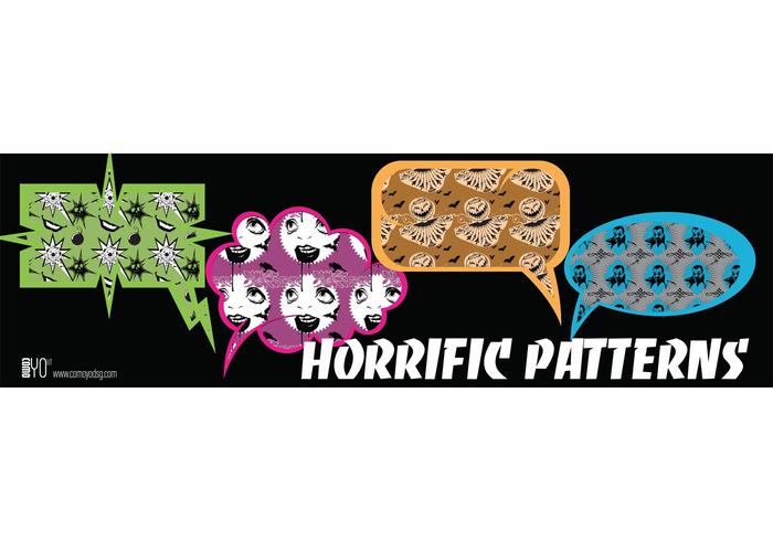 Horrific Pattern Vectors Horrific Pattern Vectors