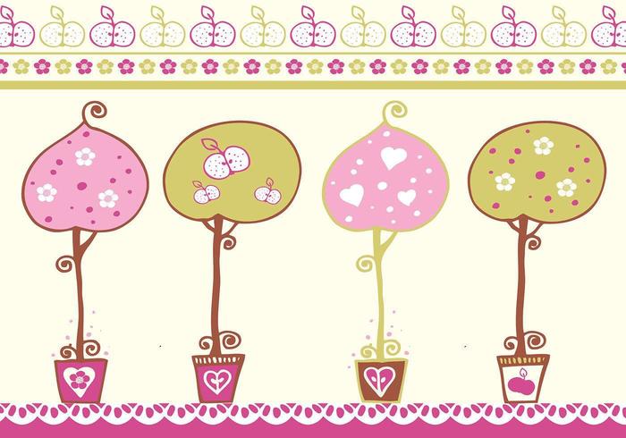 Decorative Trees Vector Pack