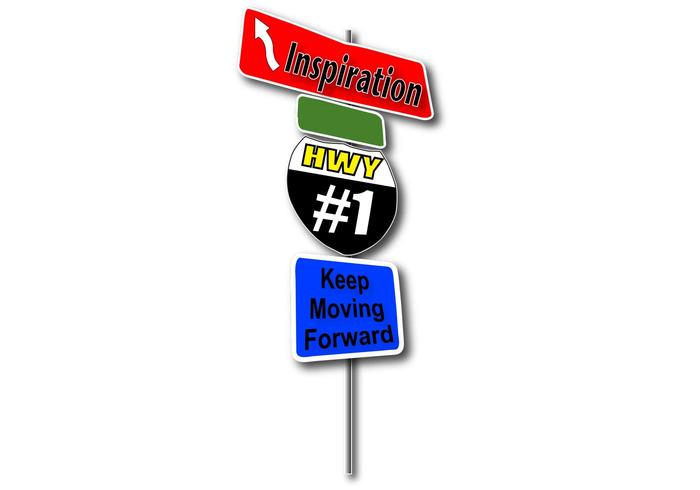Highway Sign Vector Highway Sign Vector