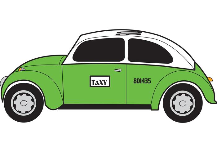 Taxi (Mexico City Cab) Vector Taxi (Mexico City Cab) Vector