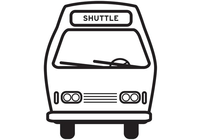 Free Shuttle Bus Icon Vector Free Shuttle Bus Icon Vector
