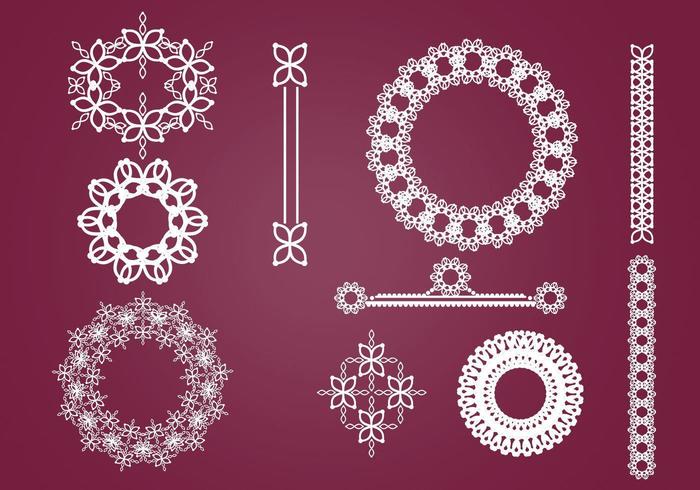 Wreaths, Borders, and Ornaments Vector Pack